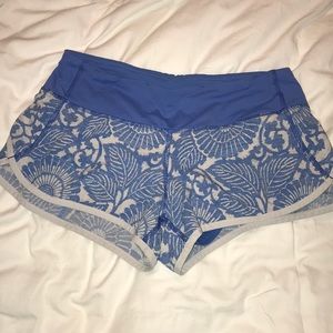 Blue Lululemon shorts